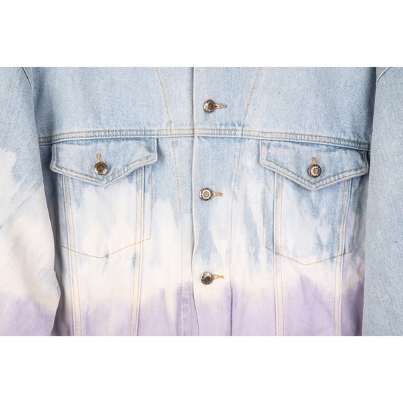 Vintage Bolo Umen Tie Dye Jean Trucker Jacket - Picture 2 of 16